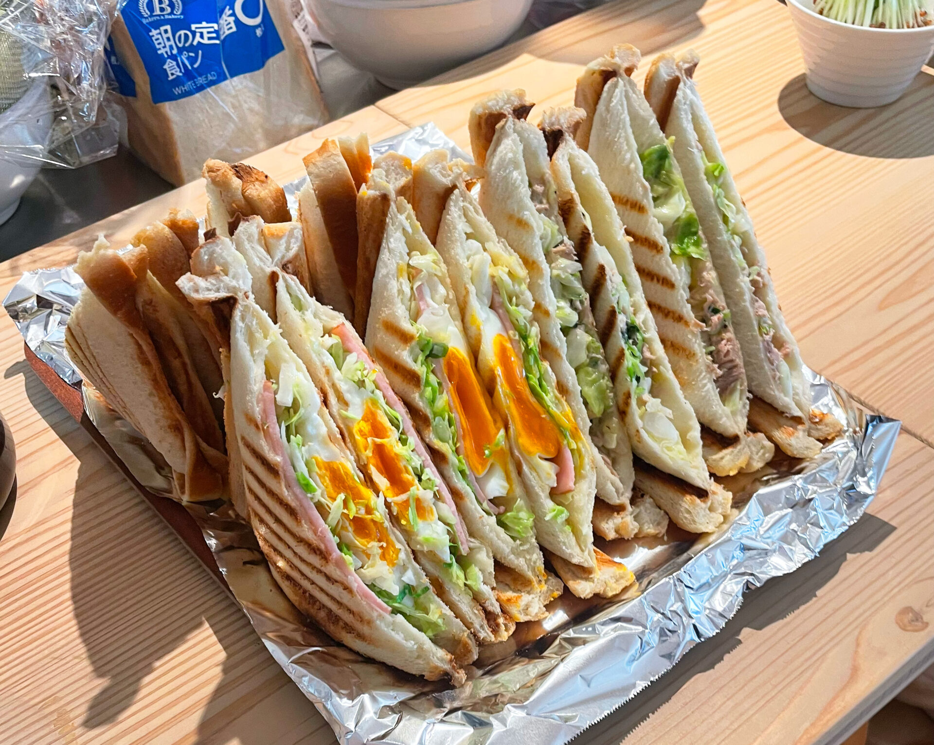 家事問屋『ホットパン』でホットサンドパーティー!