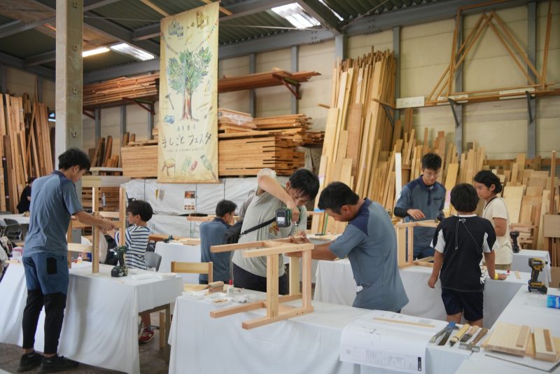 会場風景（写真は手しごとフェスタ2024の様子）