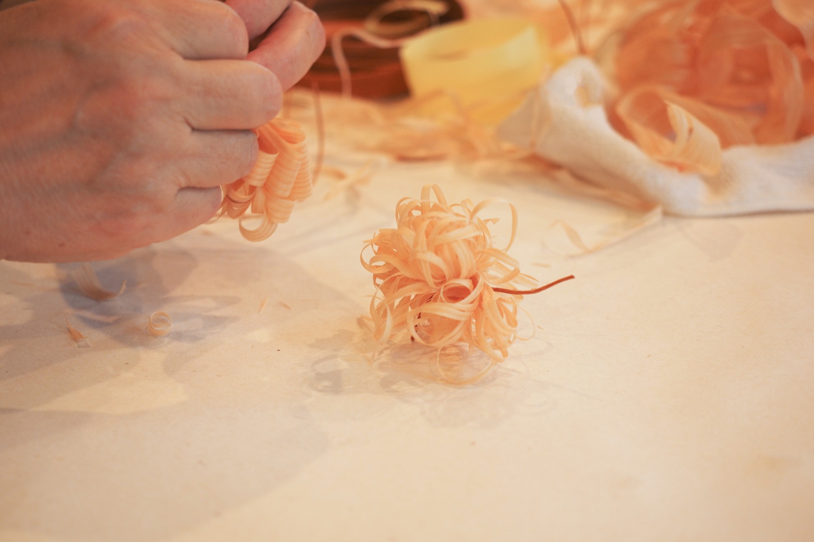 かんなリボンのワークショップにチャレンジ！