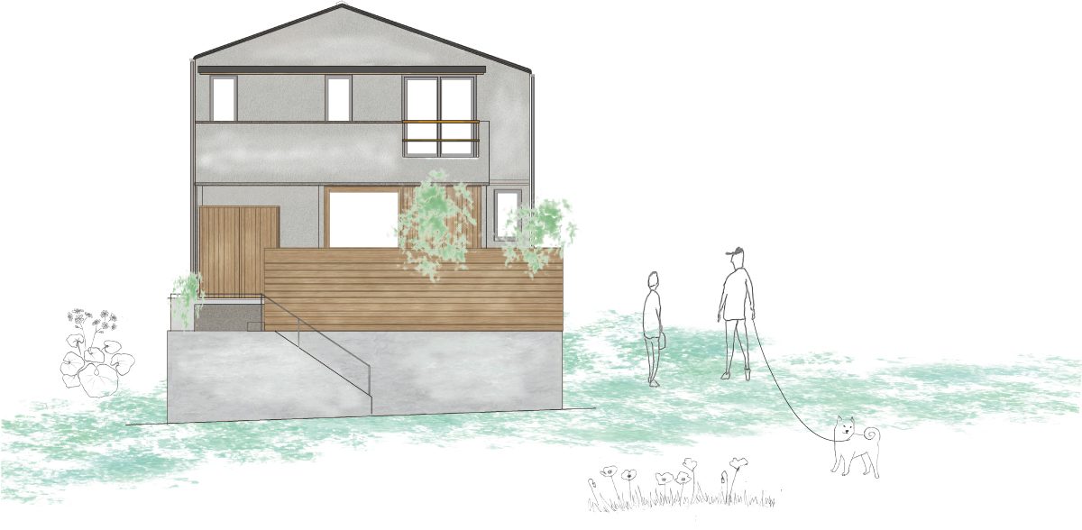 南側立面イメージ