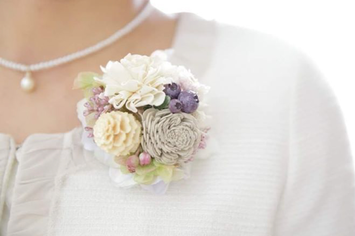 コサージュづくり（終了）