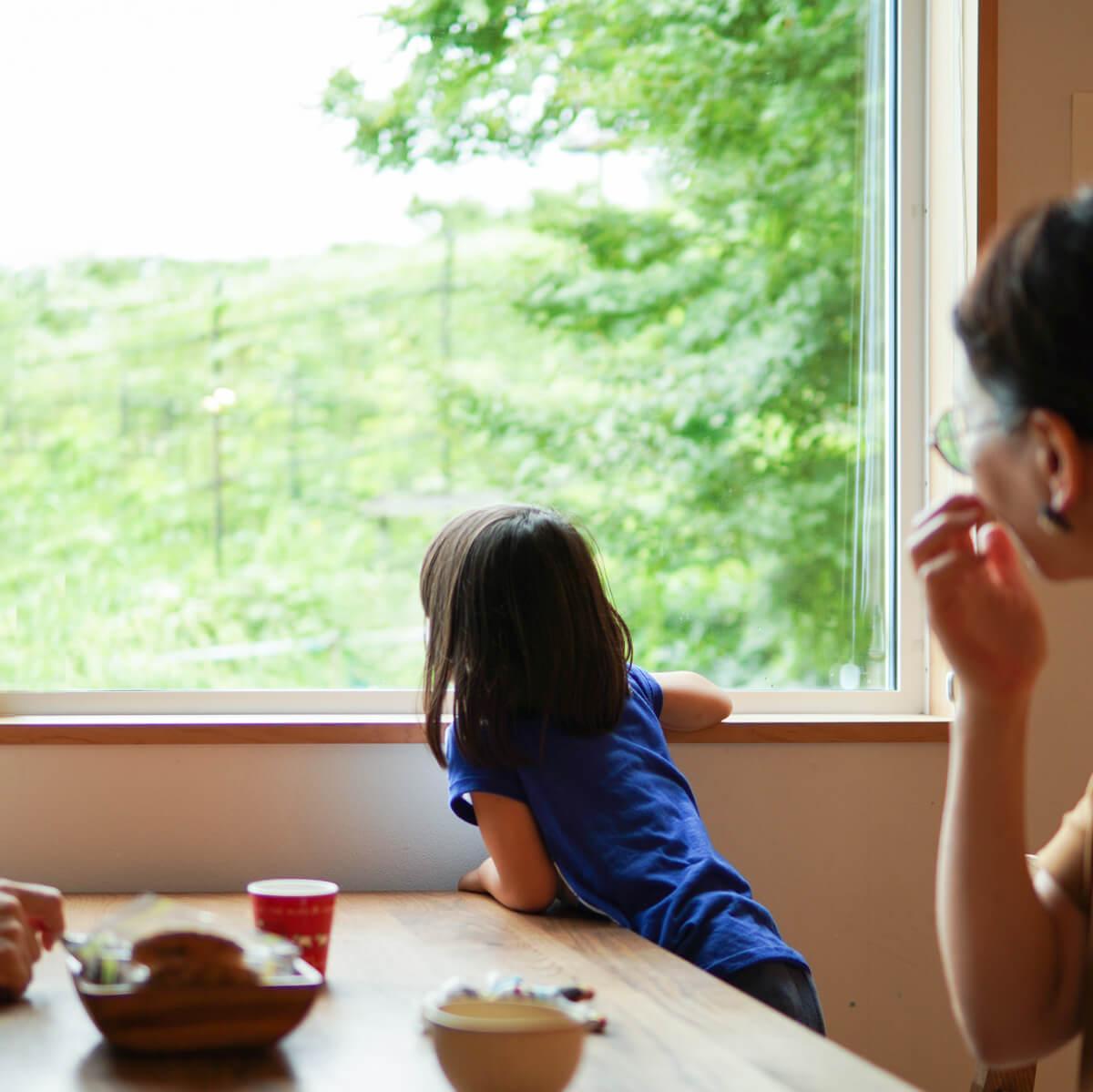 自然の豊かな環境。この環境を手に入れるために建て売りの購入を選ばれた