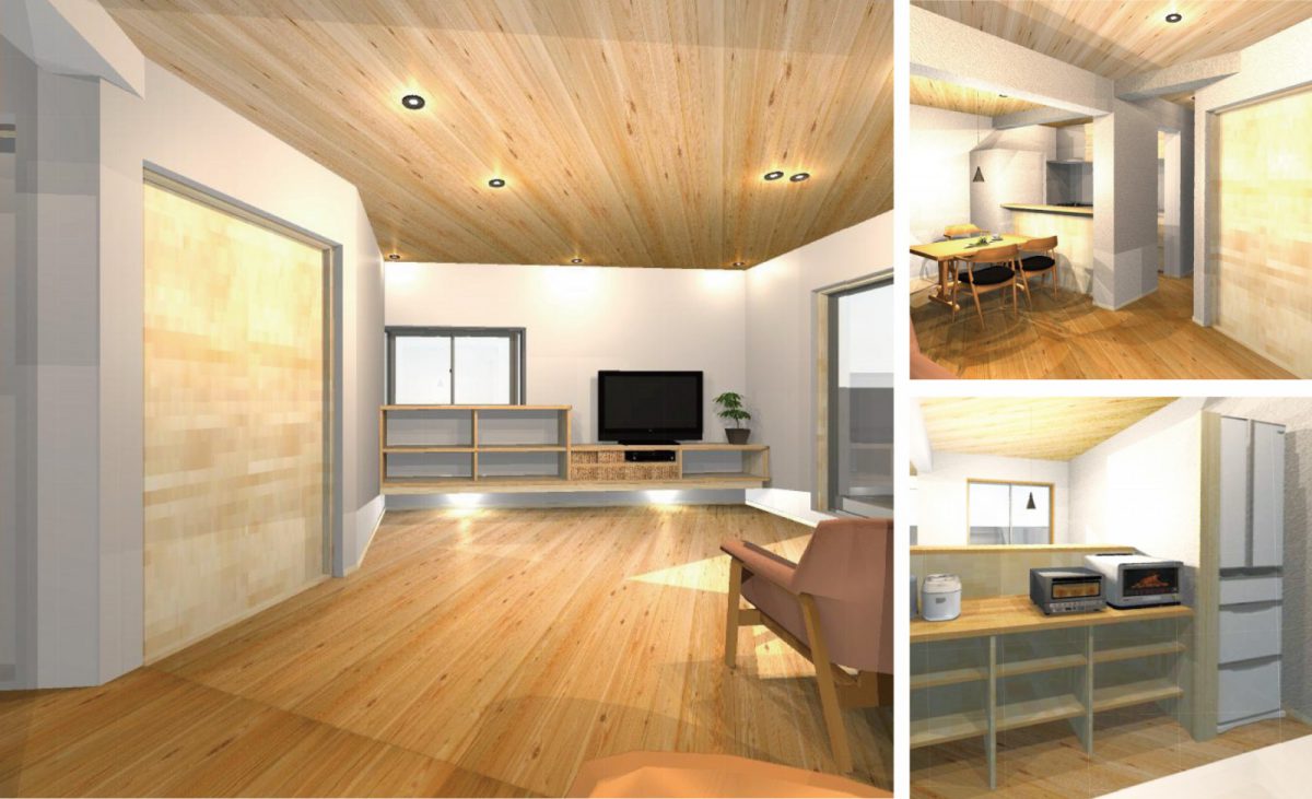 設計をになった太田が提案した際のイメージパース