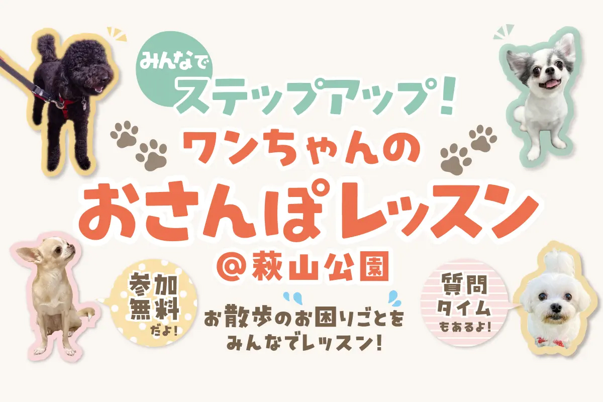 ♪みんなでステップアップ♪~ワンちゃんのお散歩レッスン~