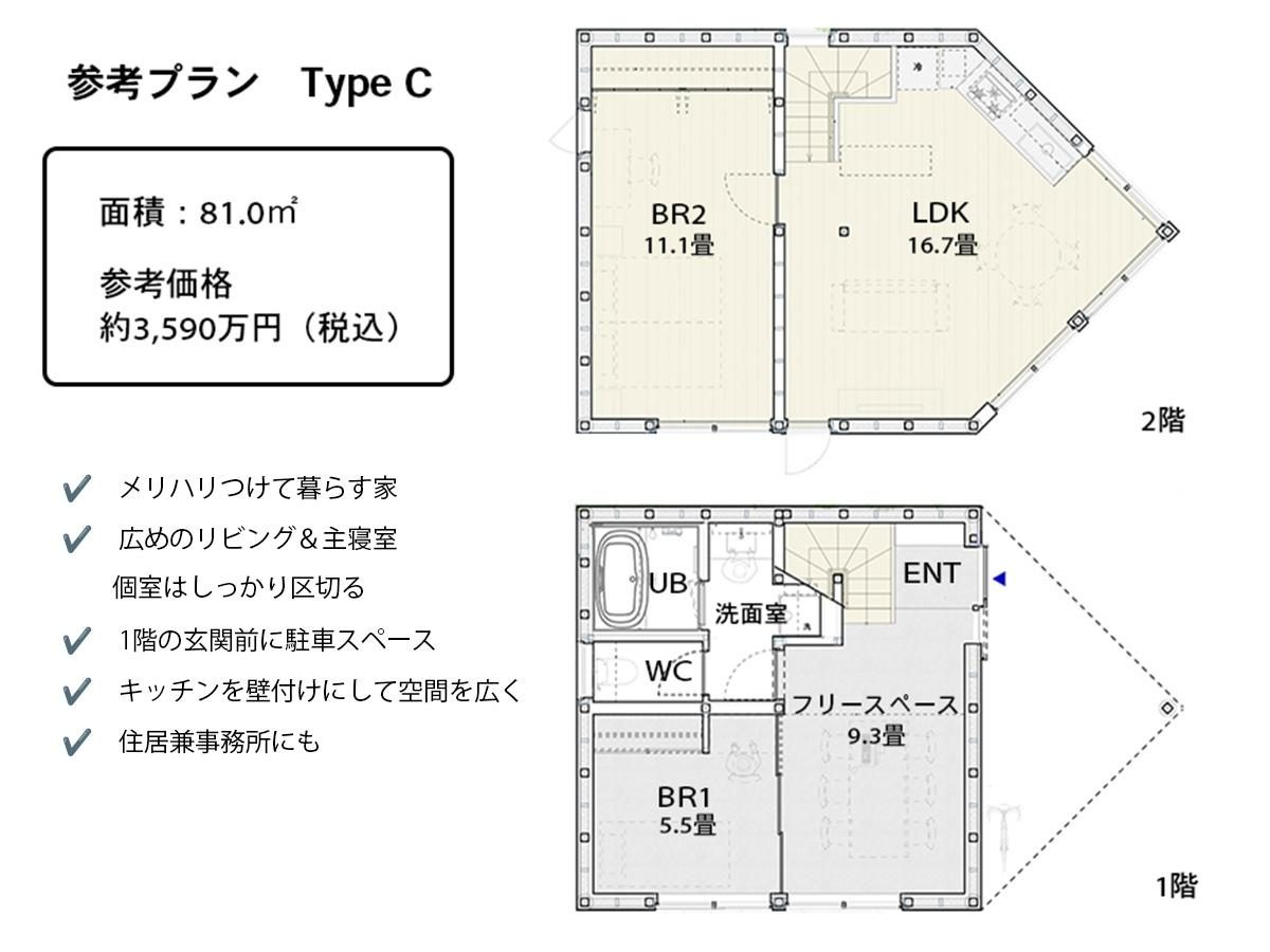 ※建物本体の参考価格です