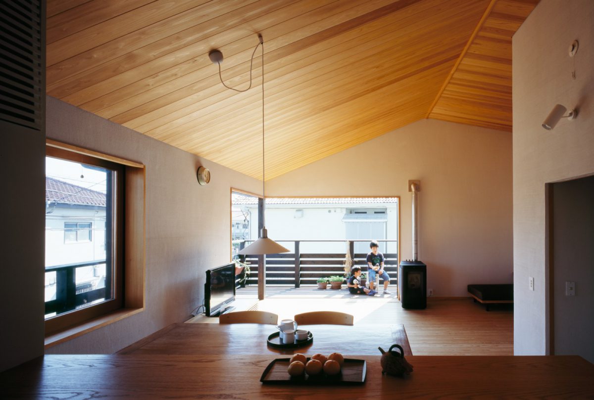 2階：ダイニング・縁側スペース