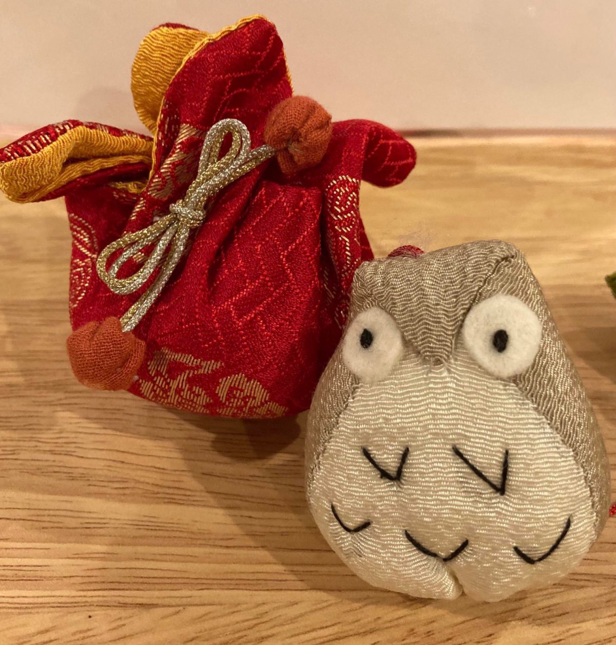 今回の、宝袋と梟