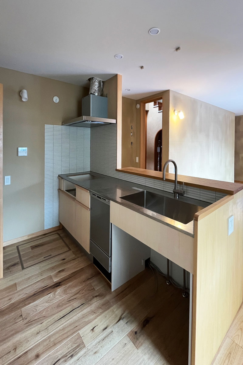 キッチン（工事中の様子）