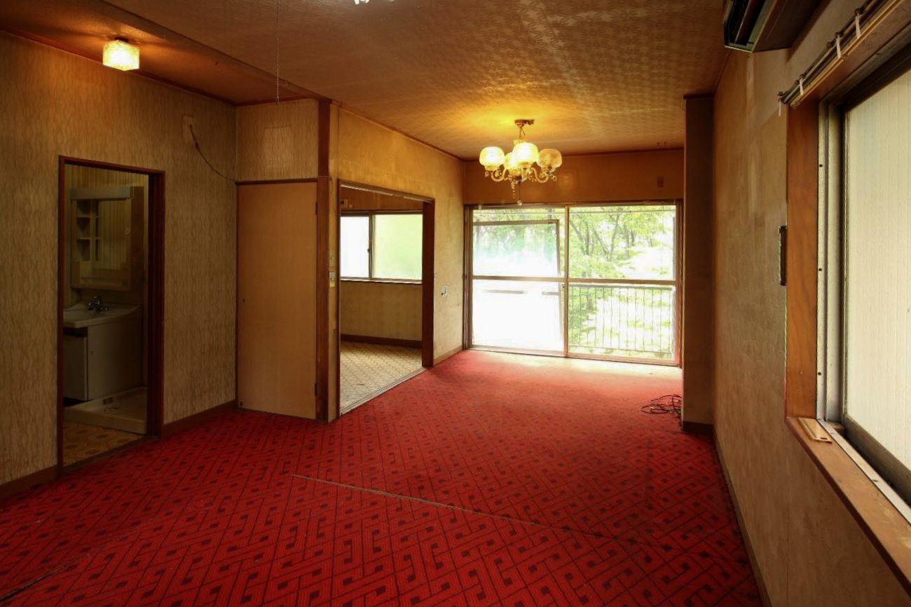 改装前のLDKの様子