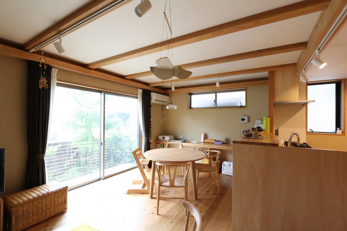 陽当たりのいい１Fリビング