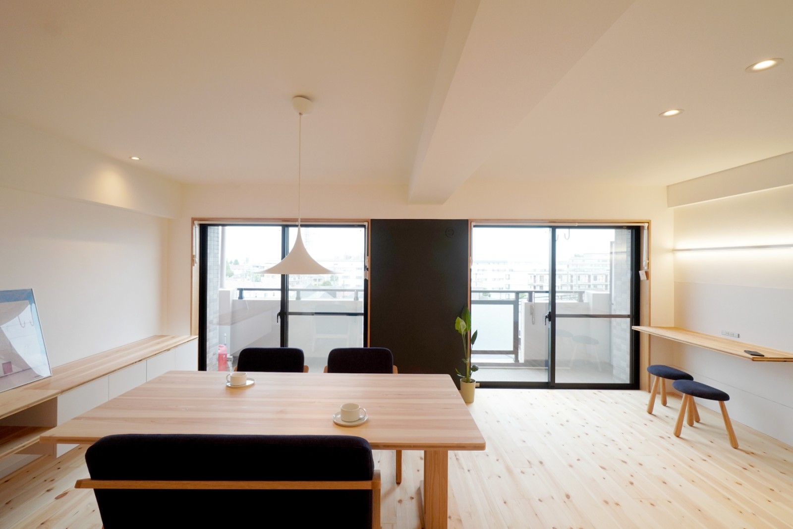 外からの光と風が抜けます