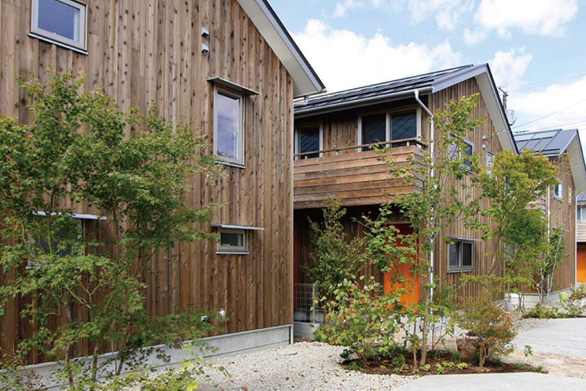 ソーラータウン八国山の街並み