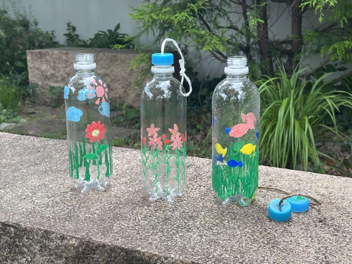 イラストも描いて水遊び！