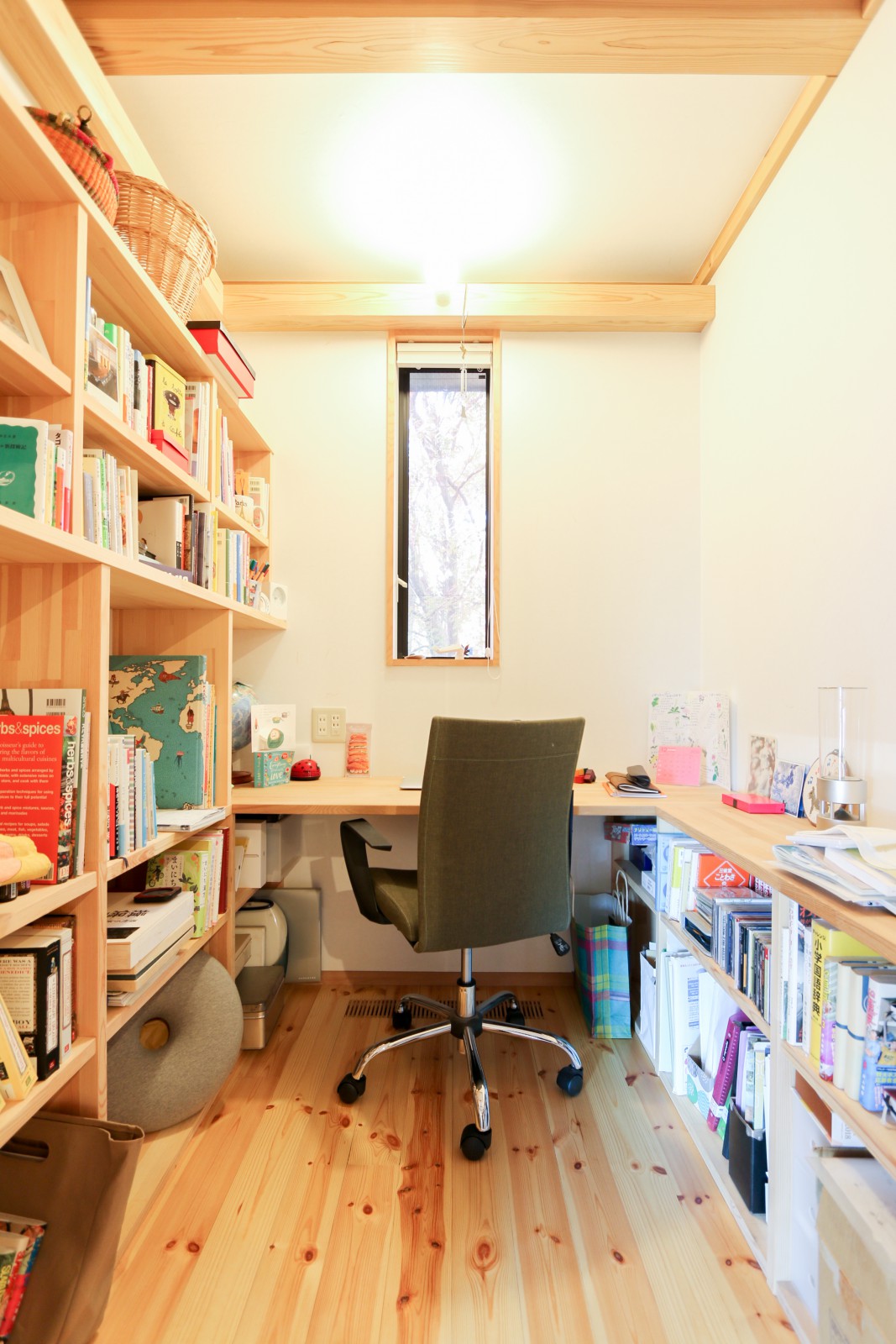 ちょうどいいサイズの書斎
