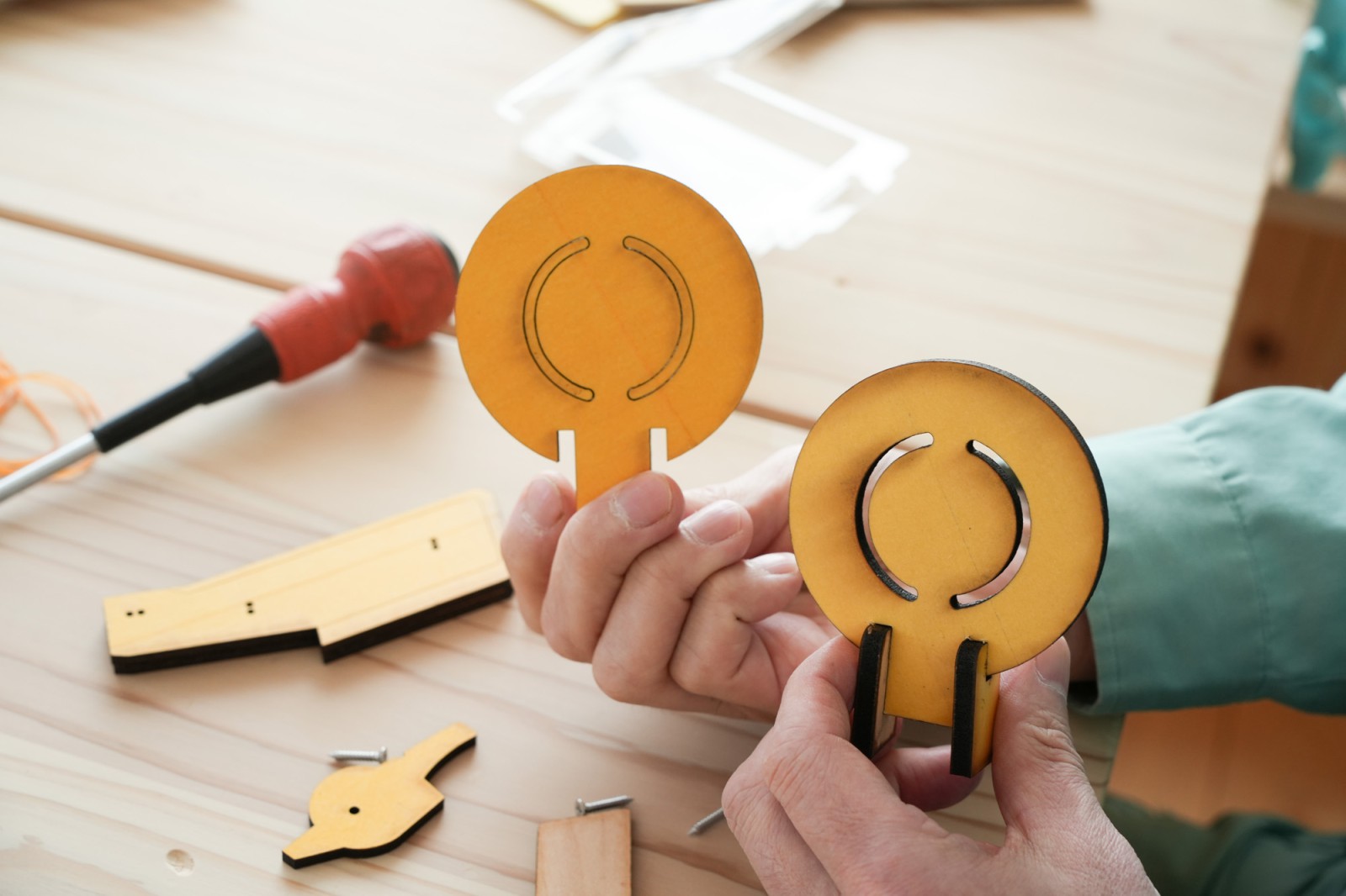 てっぽうと一緒に「まと」もつくろう！