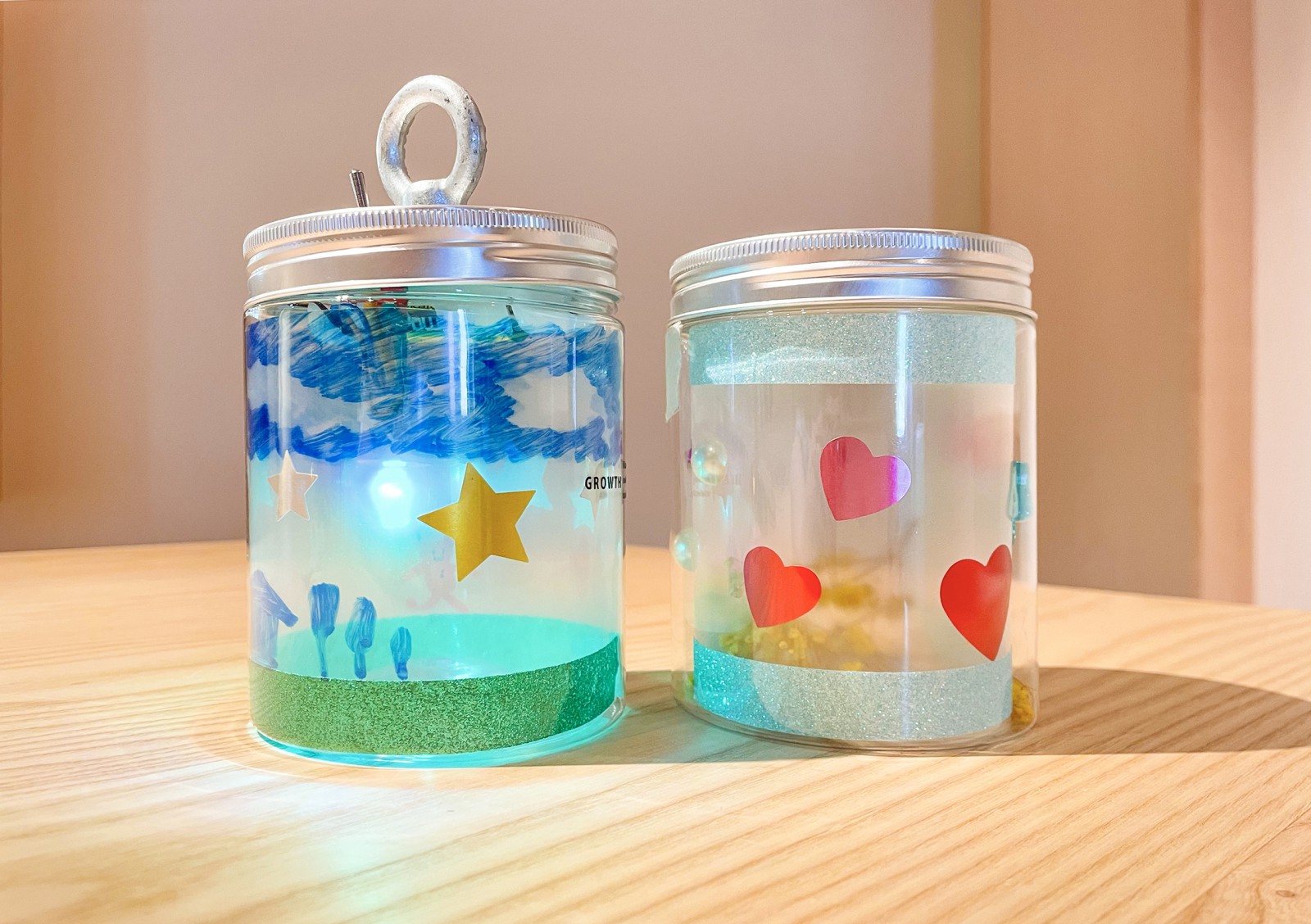 デコレーションがかわいい！世界に一つのオリジナルランプが完成！