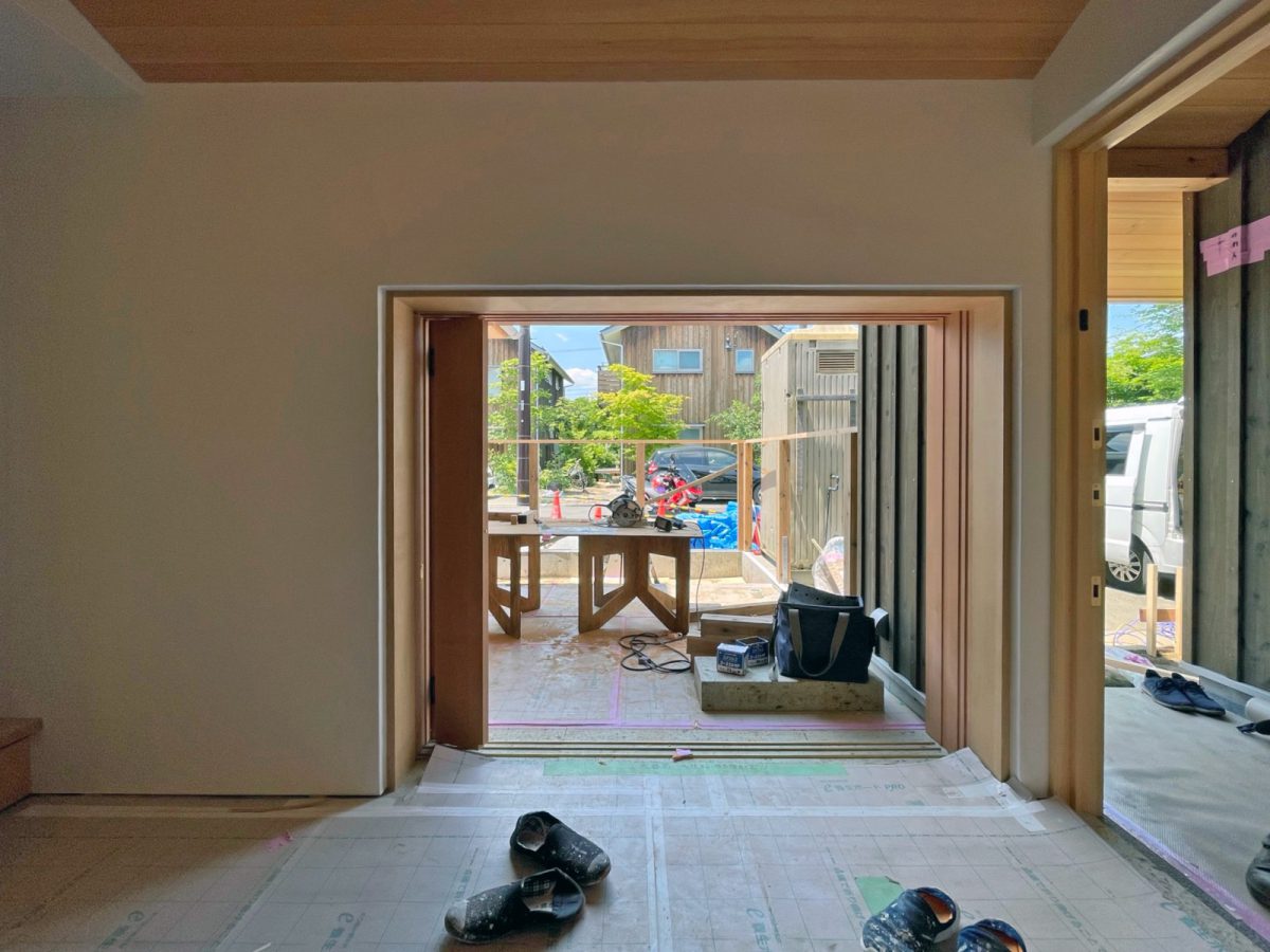 広々とした玄関土間