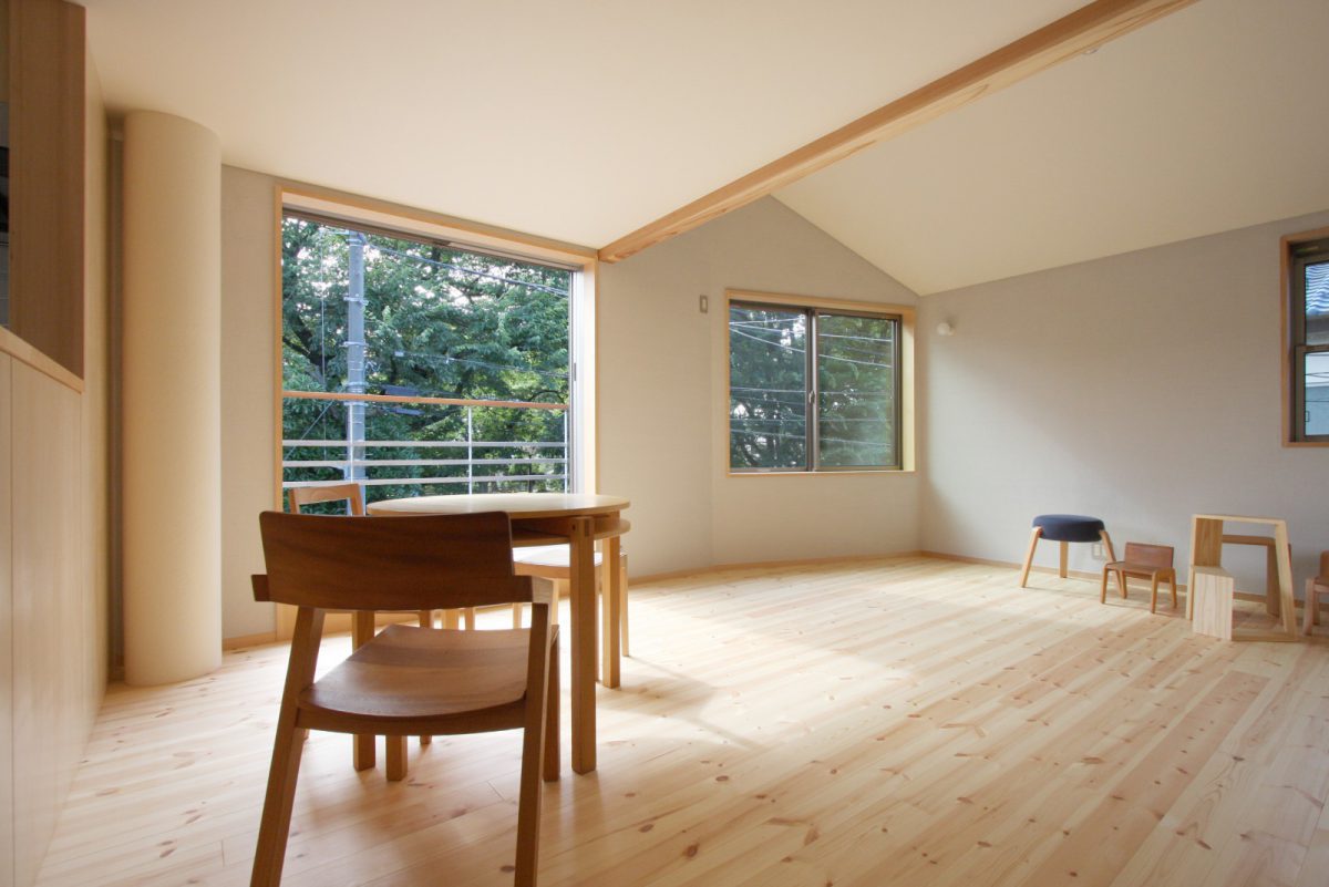 2階リビング（竣工時）