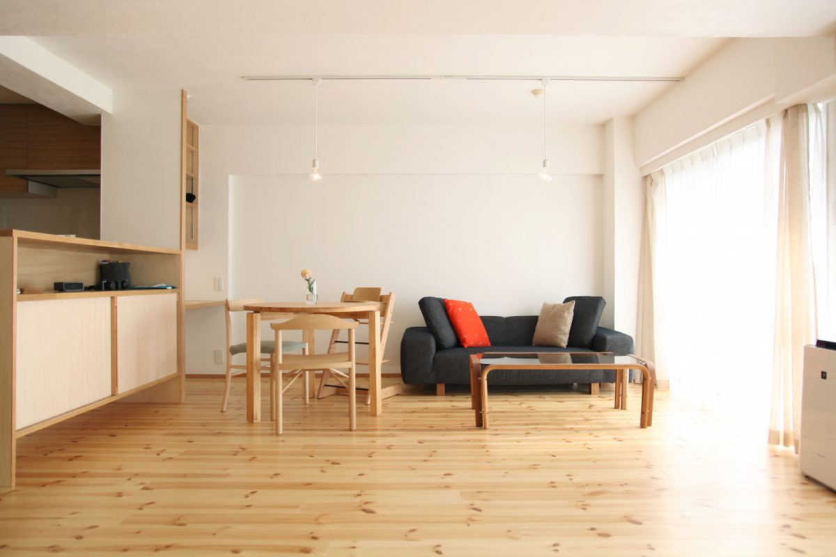 リノベーションしたマンションの室内イメージ（弊社施工事例）