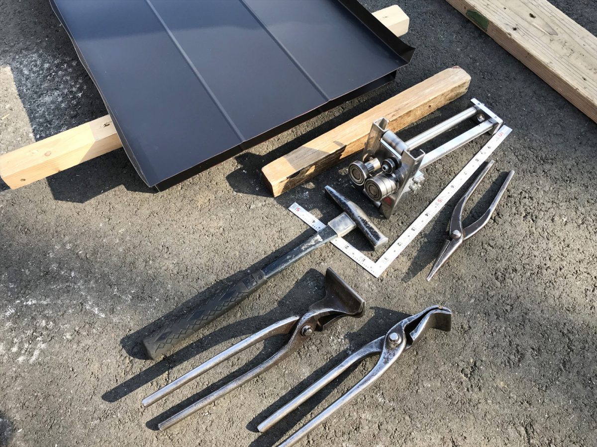 板金屋さんの道具たち