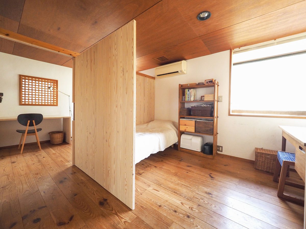 施工例：ほどよい距離感の間仕切り