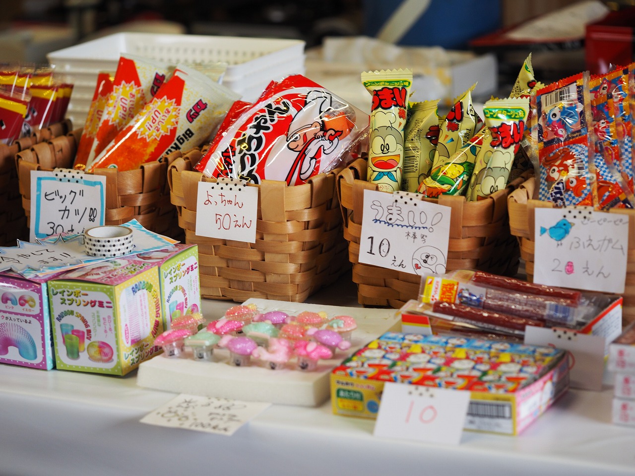 イベントのフィナーレに、もちまき（お菓子）をします！