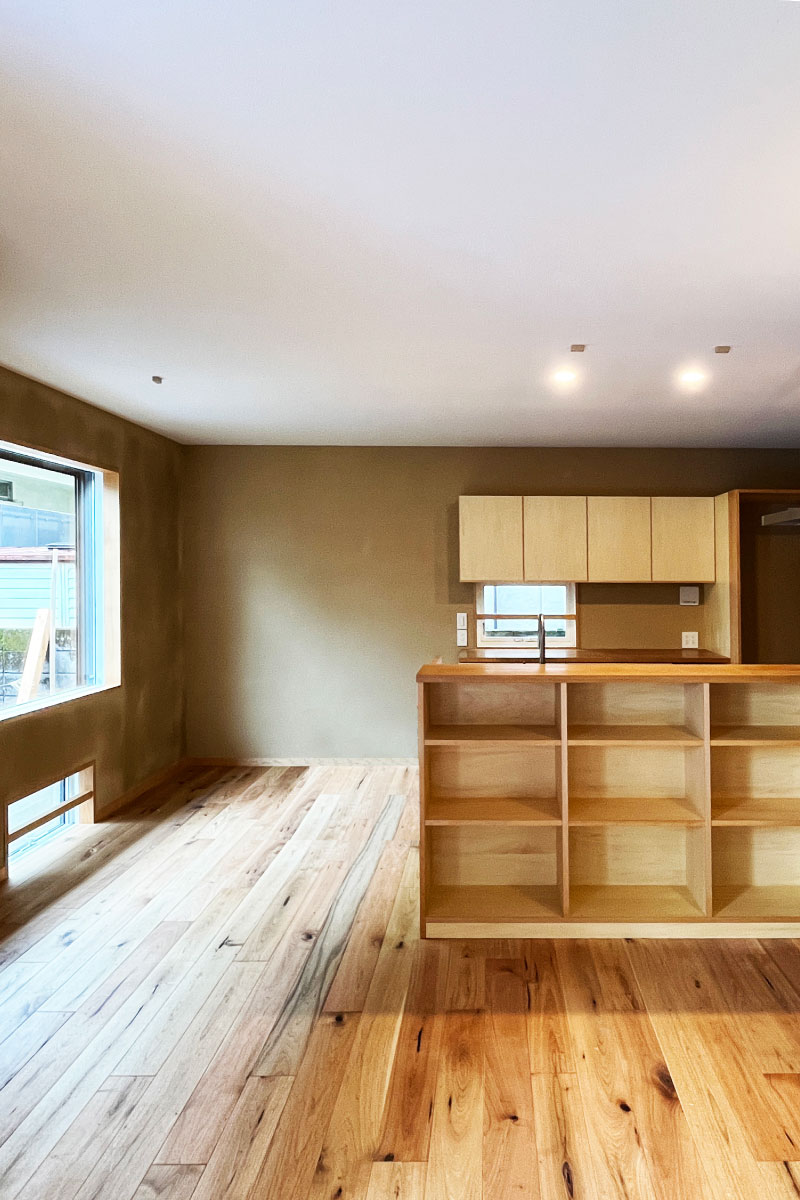 キッチン・ダイニング（工事中の様子）