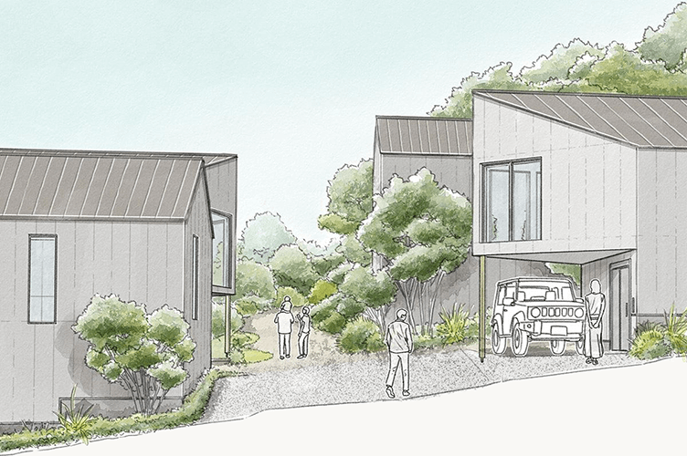 【簗田寺PJ】 お寺の森でつながる家 完成見楽会