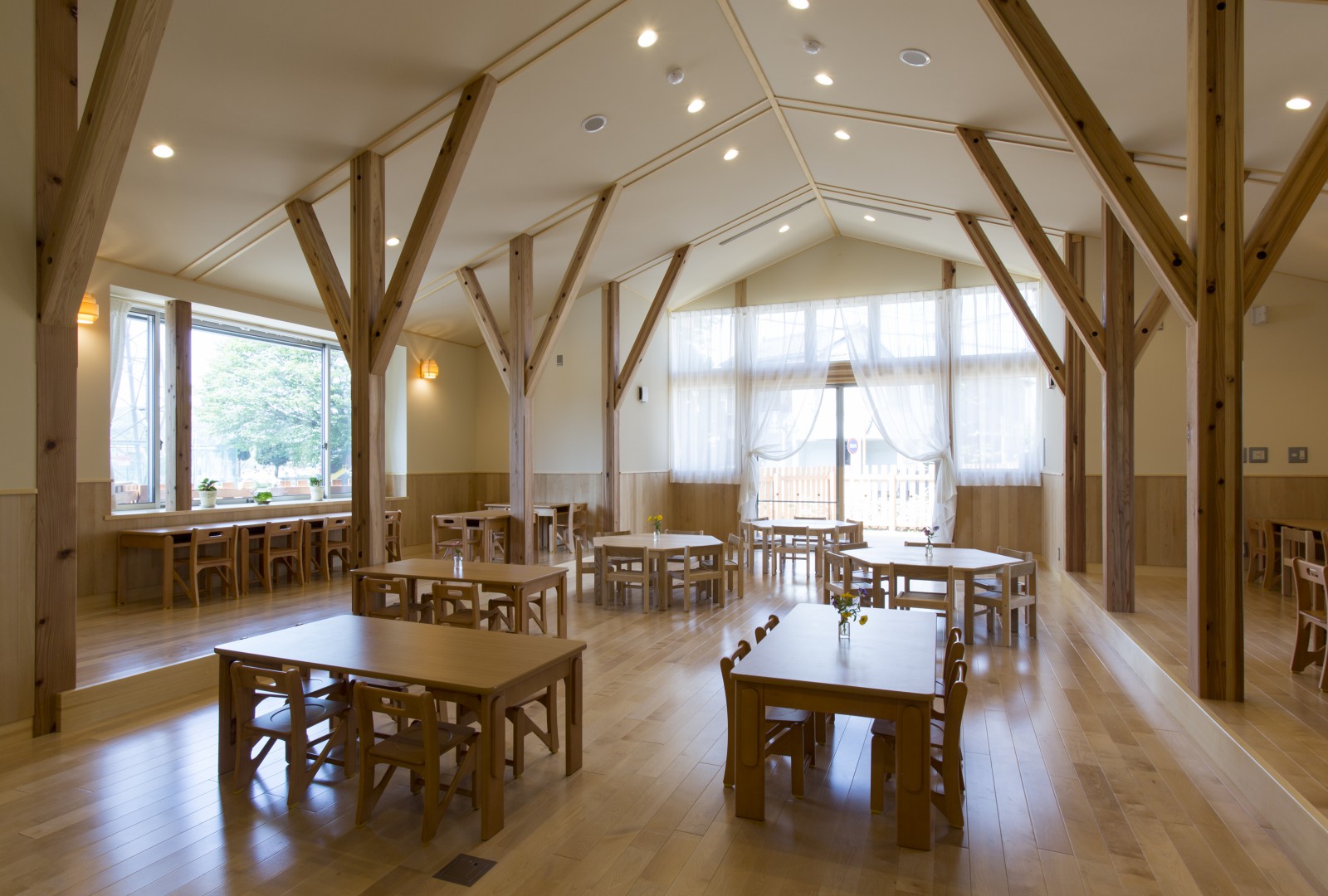 木造施設「まつぼっくり保育園」