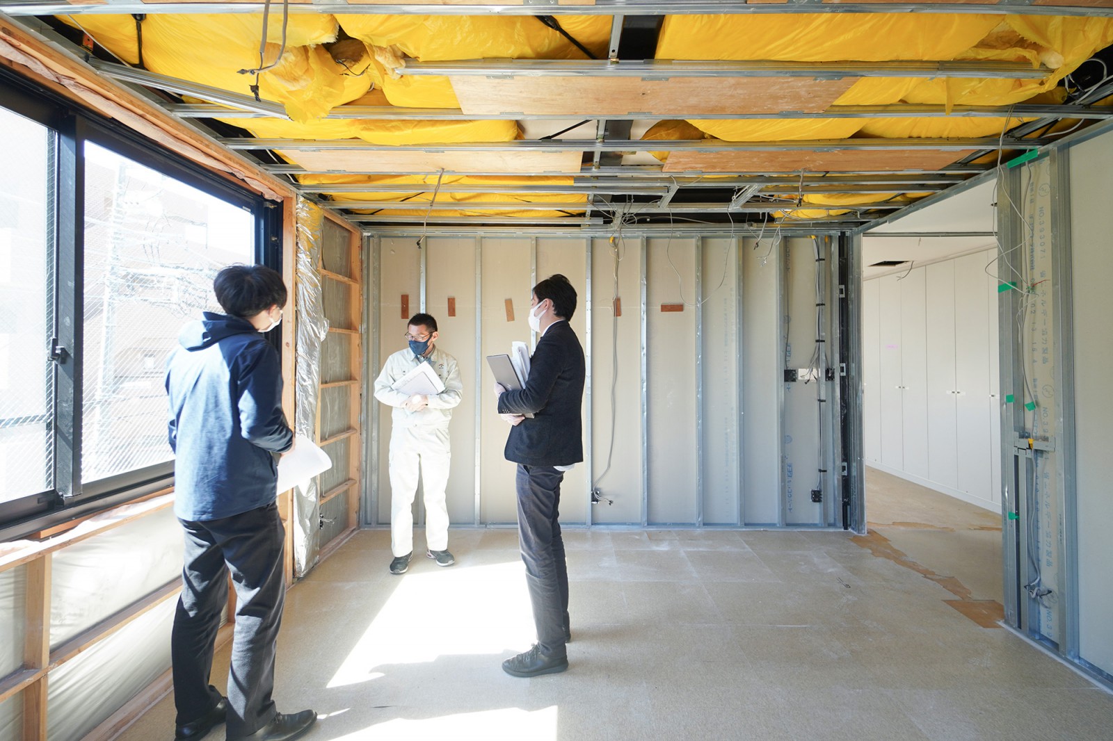 本社三階の応接室