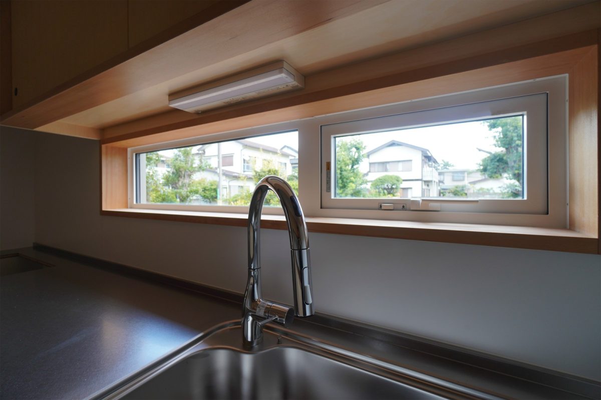 調理中にも緑と景色を楽しめます