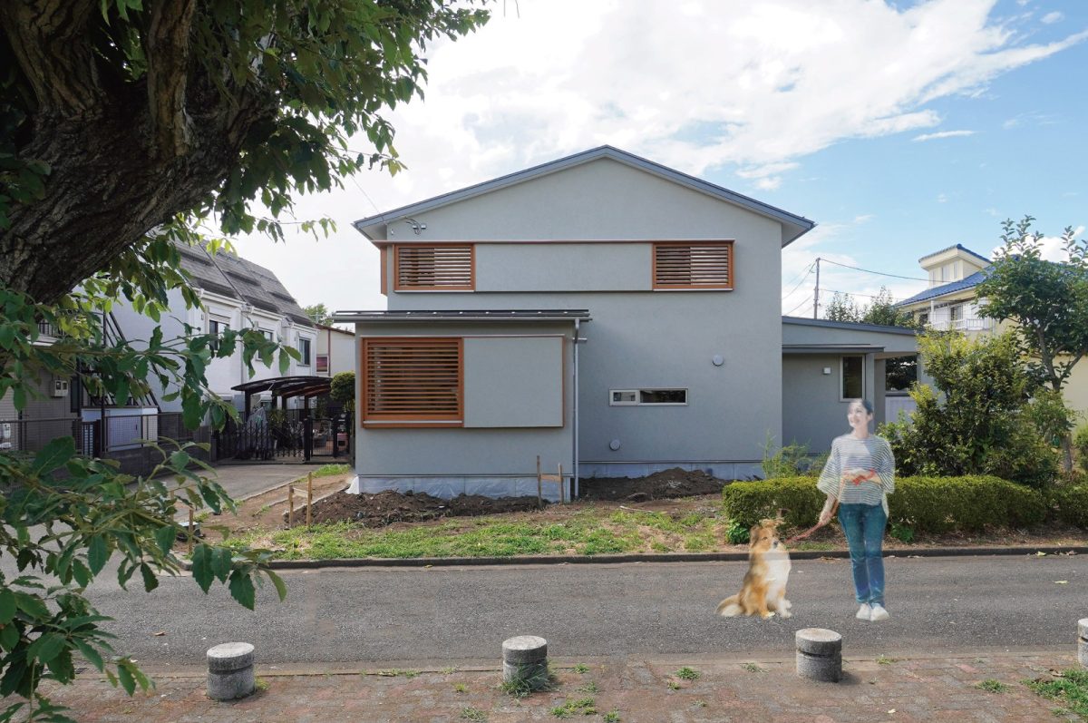 外構工事前の外観