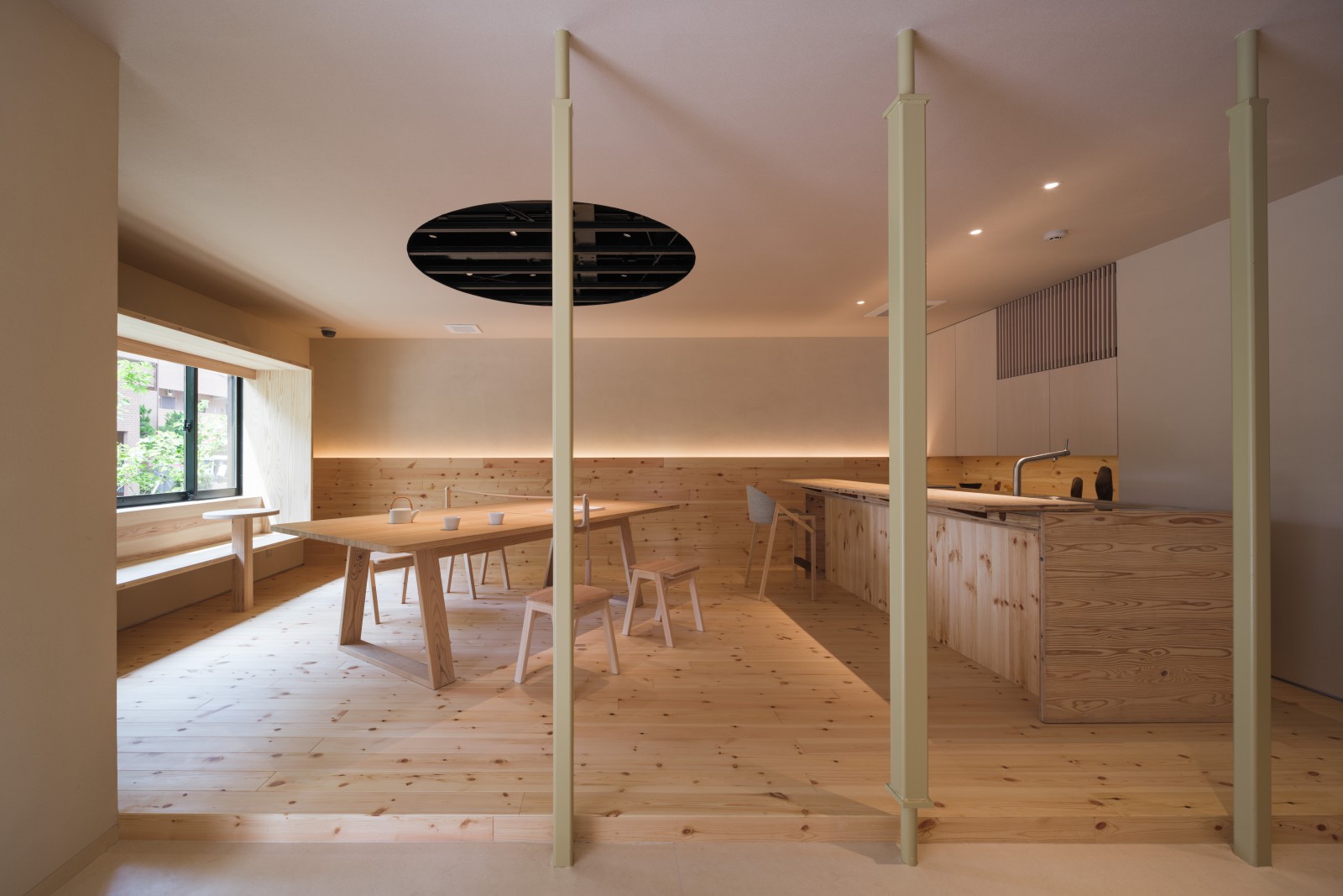 相羽建設本社1Fキッチン