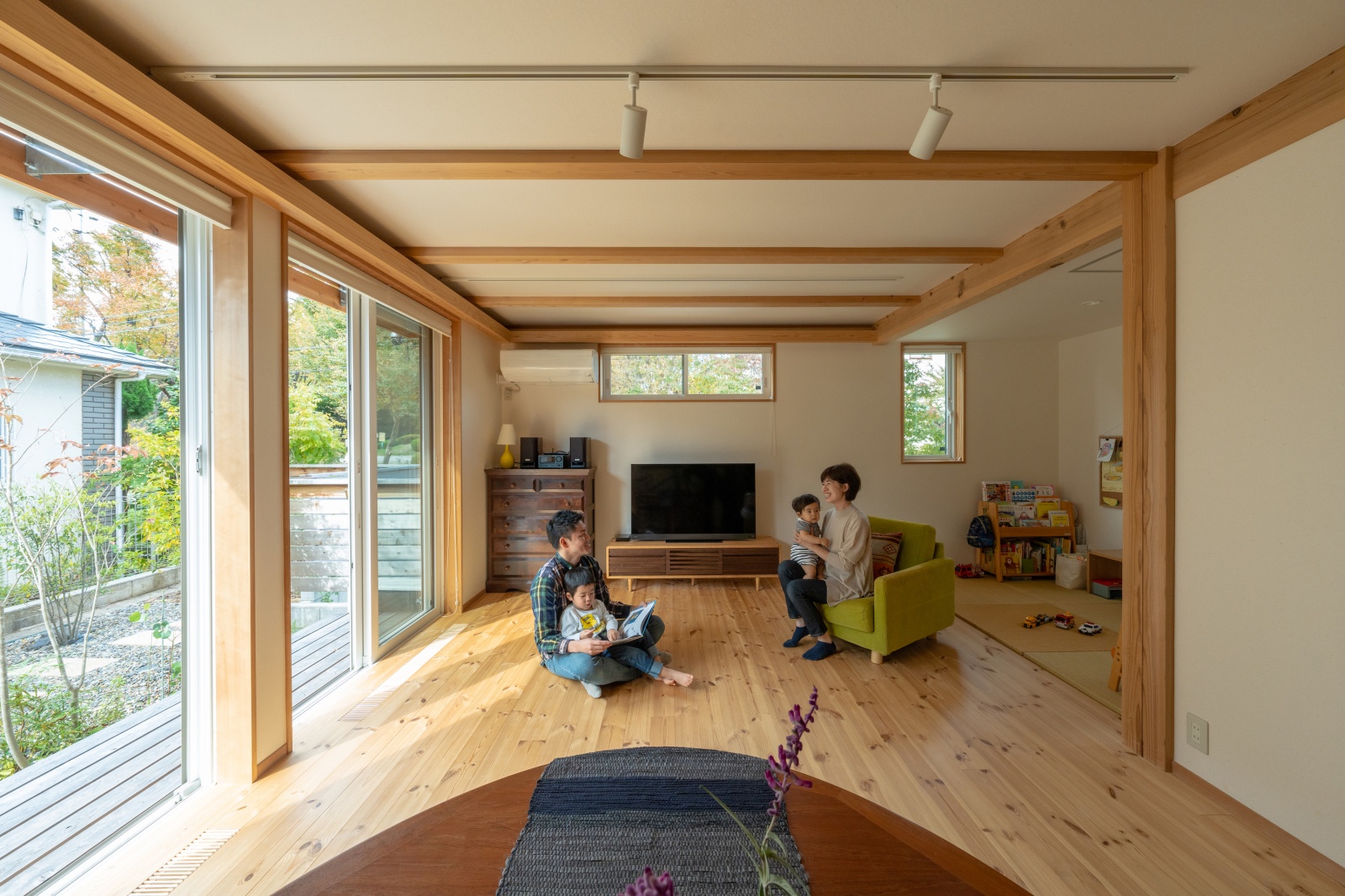 たくさんの「あそび場」がある家