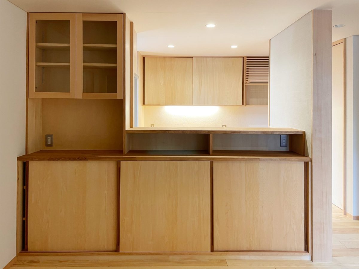 収納たっぷりのキッチン