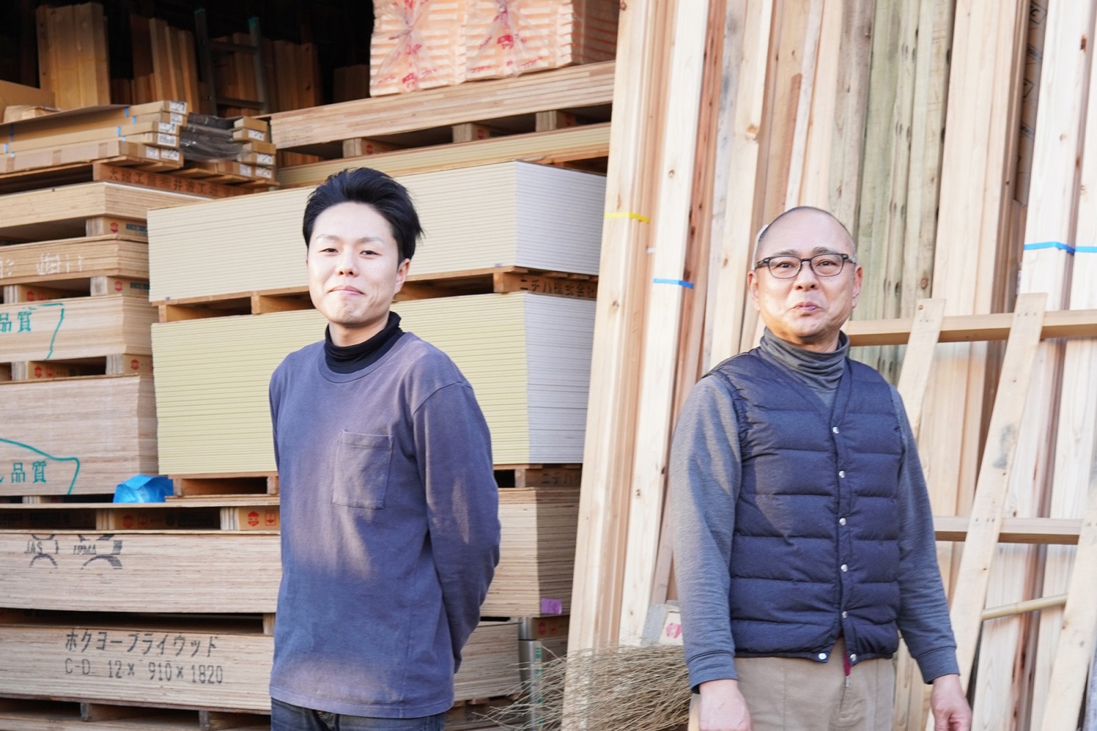 “住み手とつくり手のために”が一番。即納が強みの建材屋さんの仕事