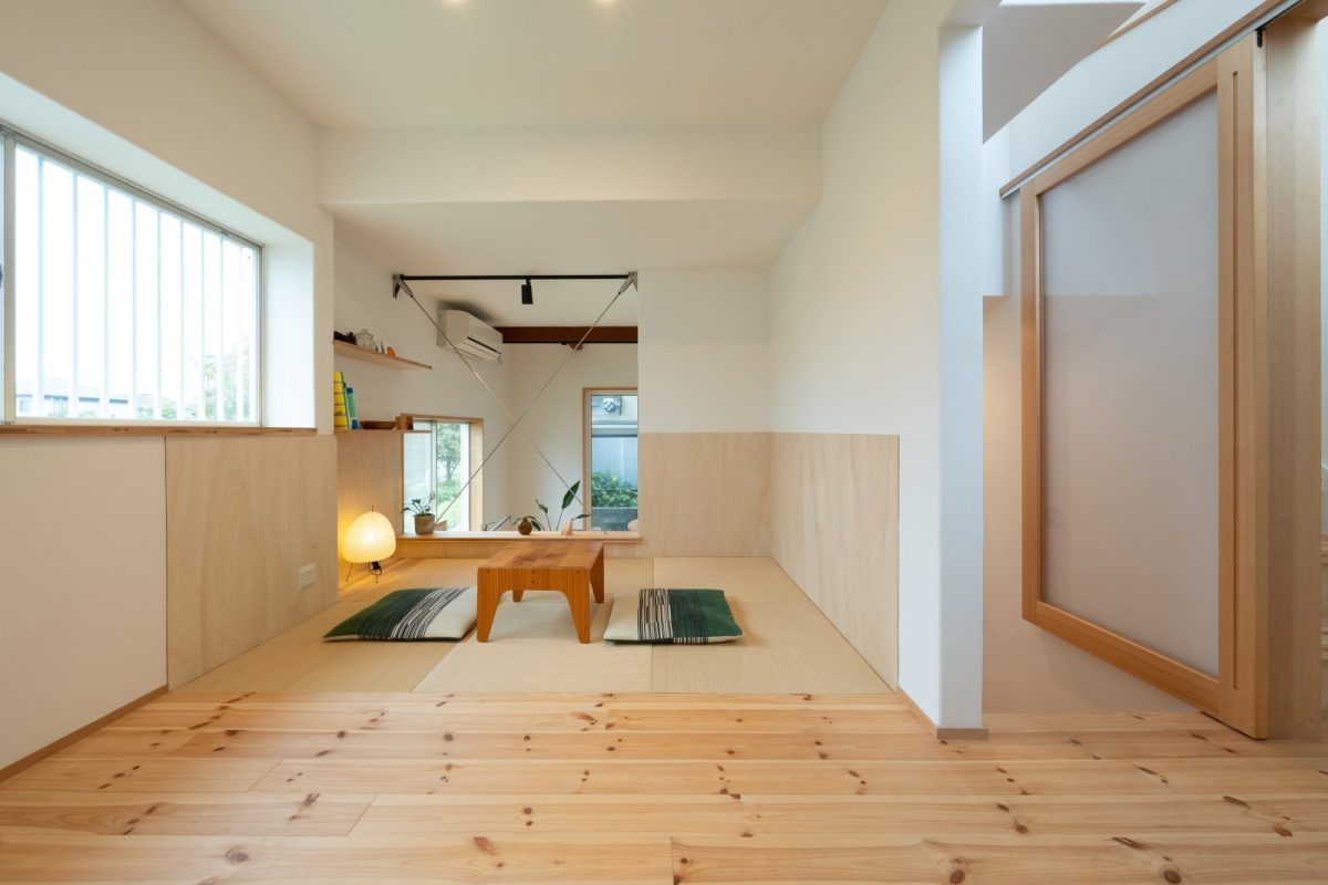 フロア毎に風景や用途がかわる間取り