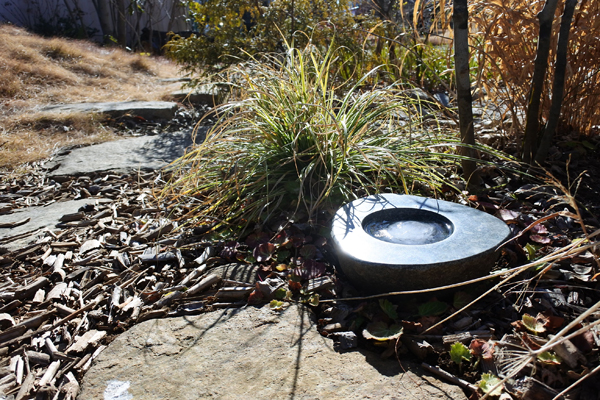 手のひらの水鉢